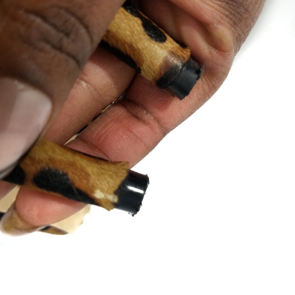 Boden Court Calf Hair Leopard Print Heels - Picture 7 of 8